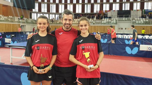 Medalla històrica de la UESC de tennis taula al Campionat d'Espanya de tennis taula