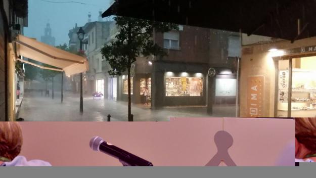Una gran tempesta provoca afectacions a diversos punts de Sant Cugat