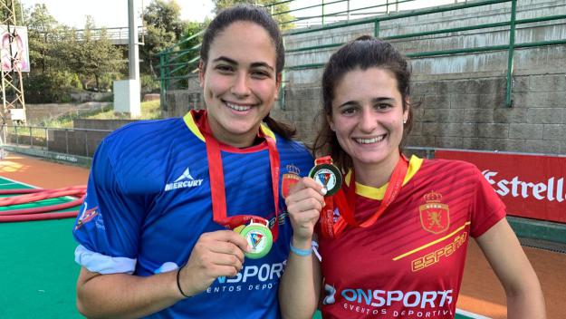 Clara Pérez i Laia Vidosa, campiones d'Europa sub-21 d'hoquei herba amb ADN Junior