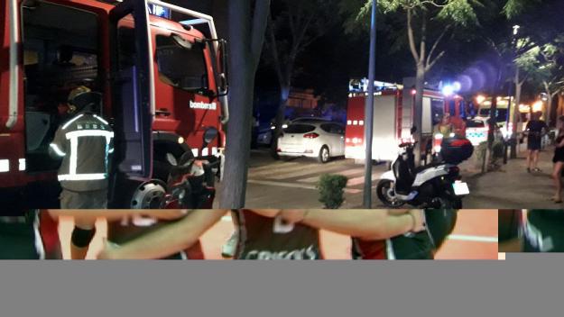 Incendi al barri de Can Magí pel mal funcionament d'una assecadora