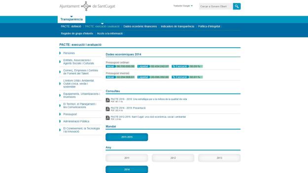 L'equip de govern vol crear un nou portal de transparència que faci la cerca 'fàcil i accessible'