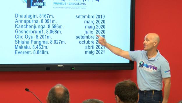 Sergi Mingote vol completar l'ascens als 14 vuitmils en 1.000 dies