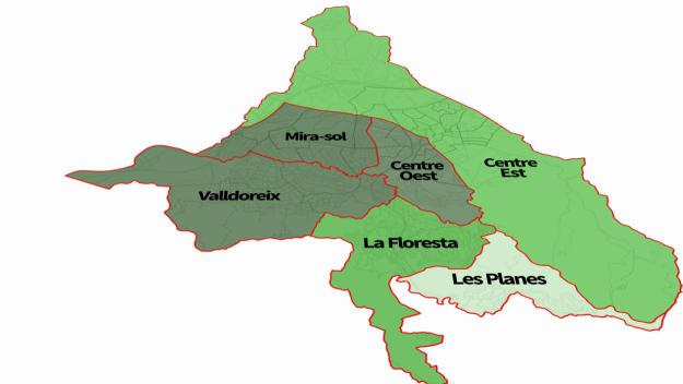 Més de 17.000 euros separen la zona més rica i més pobra de Sant Cugat