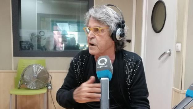 Raffel Pagès visita el 'Sant Cugat a fons' per parlar de l'històric saló del carrer de Valldoreix