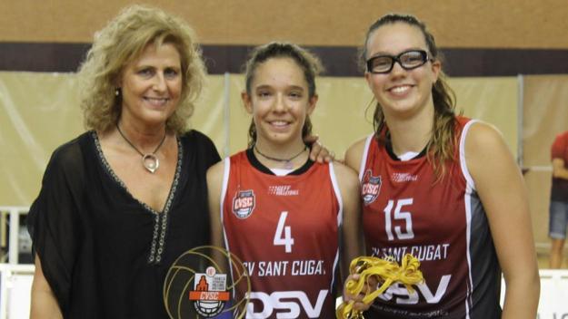 Més de 600 jugadores omplen d'alt nivell el torneig internacional del Volei Sant Cugat