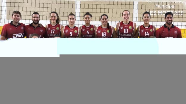 El DSV-Volei Sant Cugat perd davant l'IBSA canari i segueix sense conèixer el triomf a la lliga