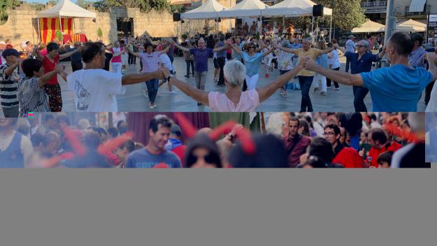 L'Aplec de la Sardana torna a omplir la plaça d'Octavià de tradició catalana