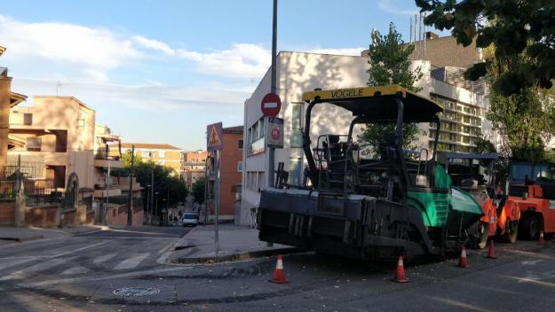 Tall de trànsit fins aquest dimarts als carrer de Santa Rosa i del Monestir per obres