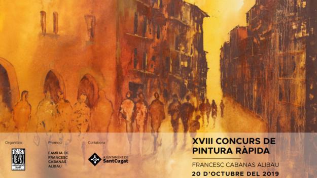 AJORNAT! Torna el Concurs de Pintura Ràpida Francesc Cabanas Alibau