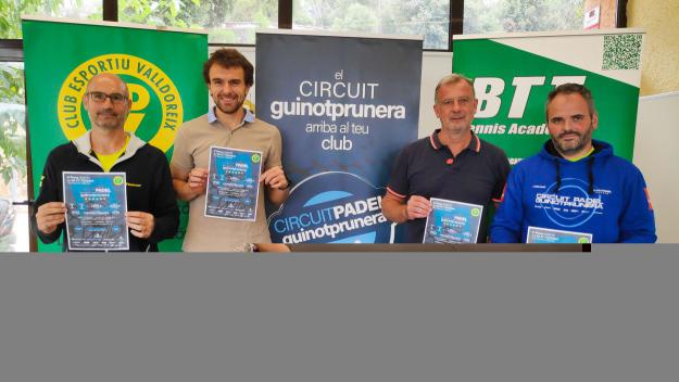 Valldoreix acollirà el GuinotPrunera, un dels circuits de pàdel amateur amb més presitigi a Catalunya