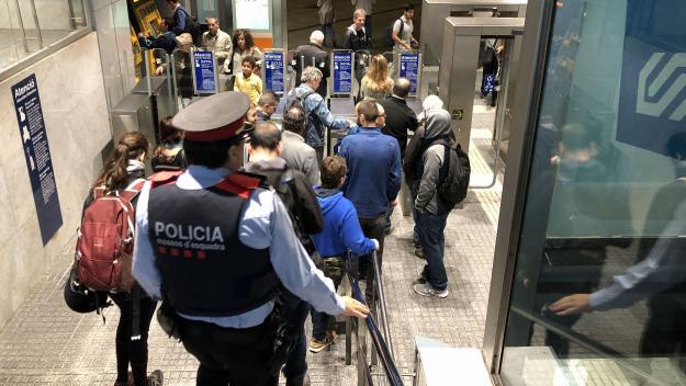 Nova acció de protesta a Sant Cugat contra la sentència del Tribunal Suprem