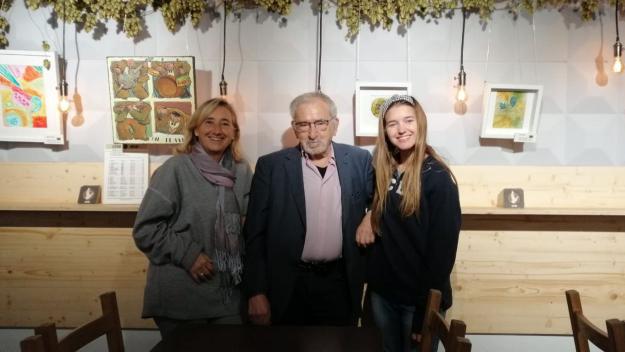 Una exposició intergeneracional: els Pellicer fan una segona mostra a la cerveseria La Fem