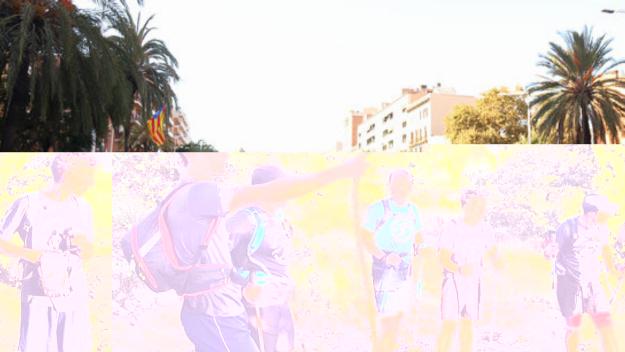 Presència santcugatenca a la manifestació del 26-O a Barcelona