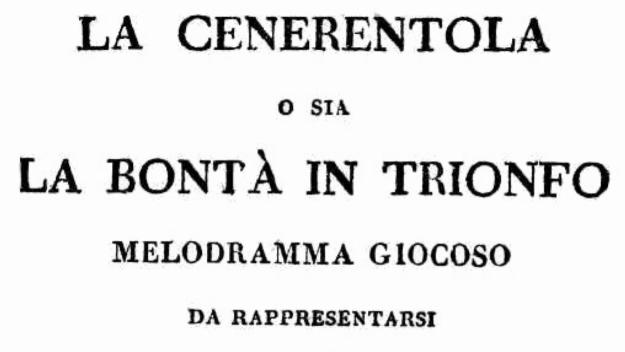 'La Cenerentola' i el geni de Rossini