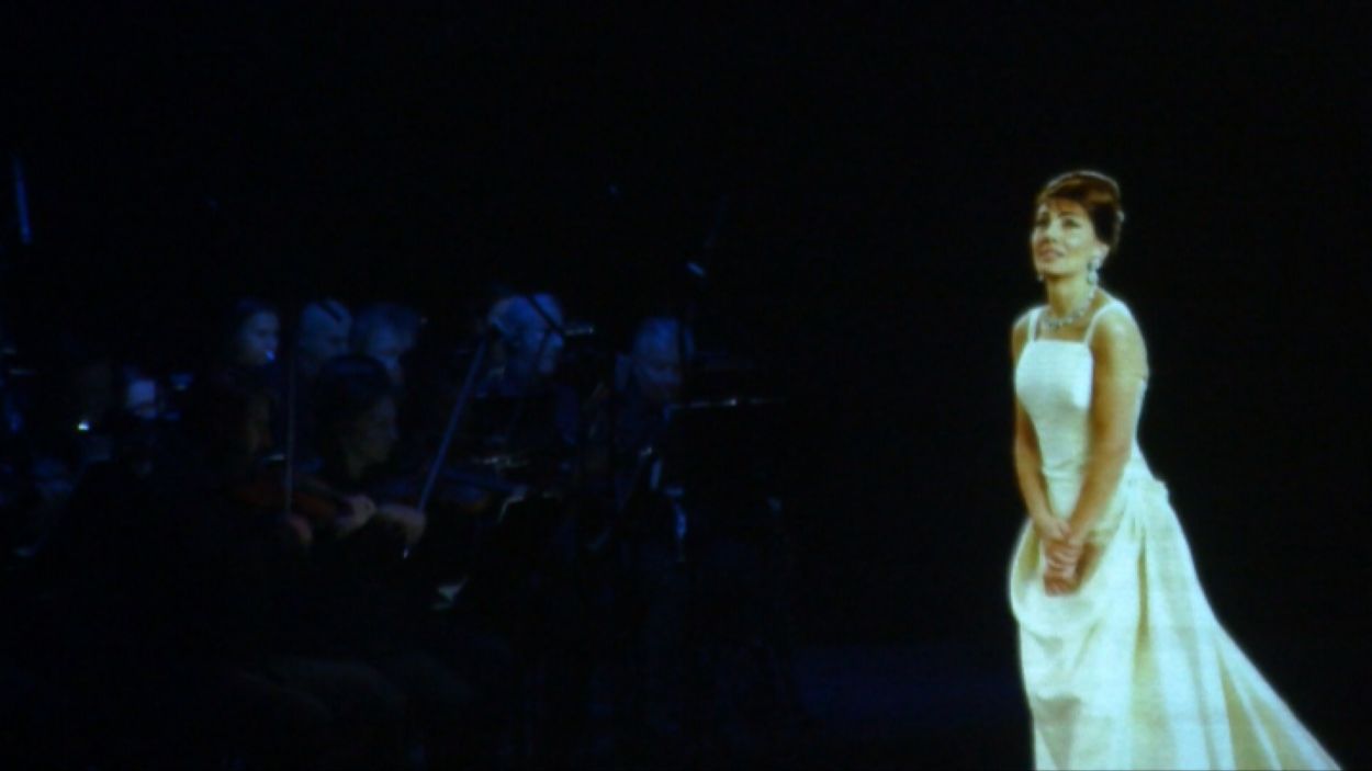 L'holograma de María Callas captiva el Teatre-Auditori amb les seves millors interpretacions