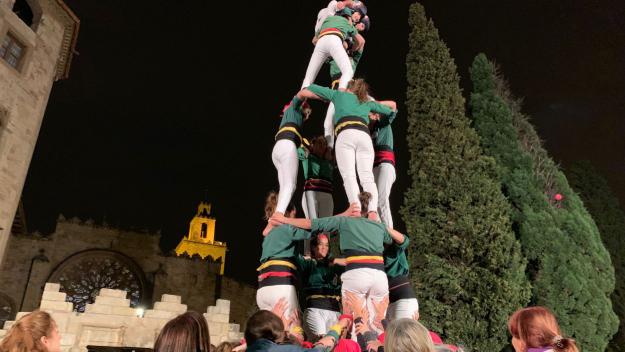 Final de temporada dels Gausacs a Sant Cugat amb el segon Castell de Dones descarregat