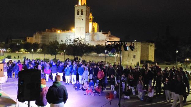 Sant Cugat viu una jornada de reflexió marcada per les activitats del Tsunami Democràtic