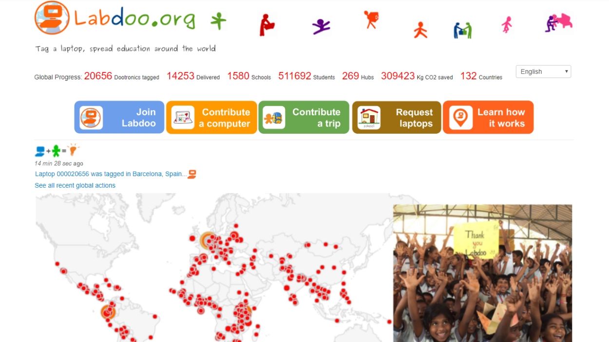 L'Ambiteca serà un punt de recollida de portàtils perquè arribin a les escoles més necessitades del món