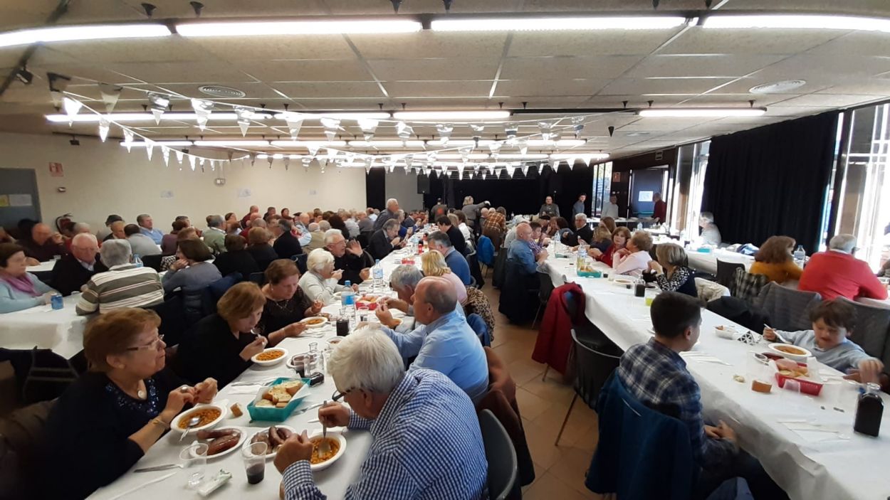 Sant Cugat i La Haba dinen plegats al Casal Torreblanca