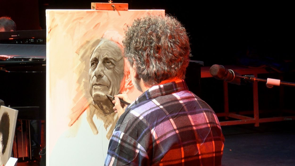 La fusió pictòrica de Lluís Ribas i la música de Monica Green finança 111.000 vacunes contra la pòlio