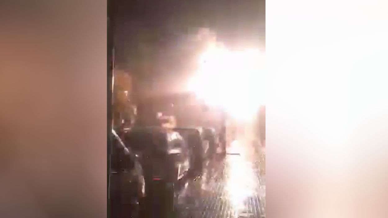 Ensurt per l'incendi en un quadre elèctric a Sant Cugat durant l'episodi de pluja