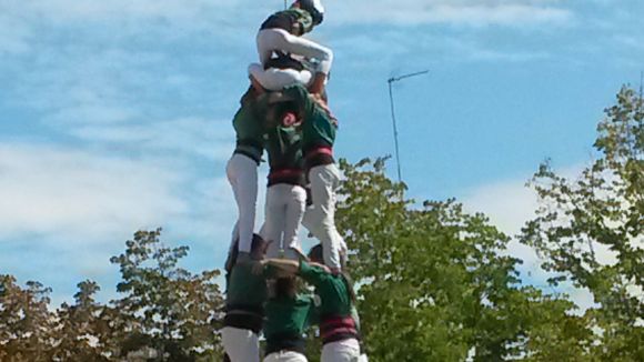 Els Gausacs descarreguen tres castells de set a la diada de Sant Roc