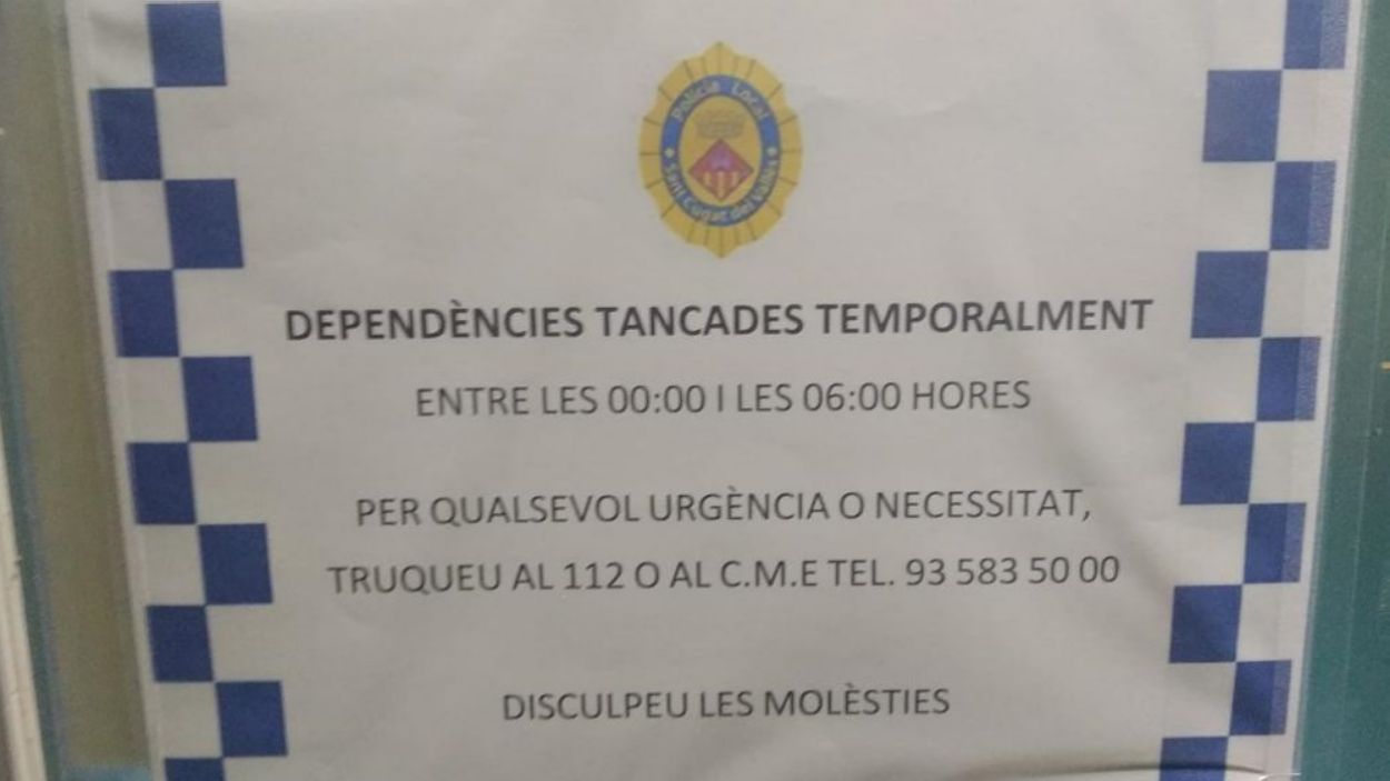 Junts exigeix responsabilitats polítiques pel tancament temporal de la comissaria de la Policia Local