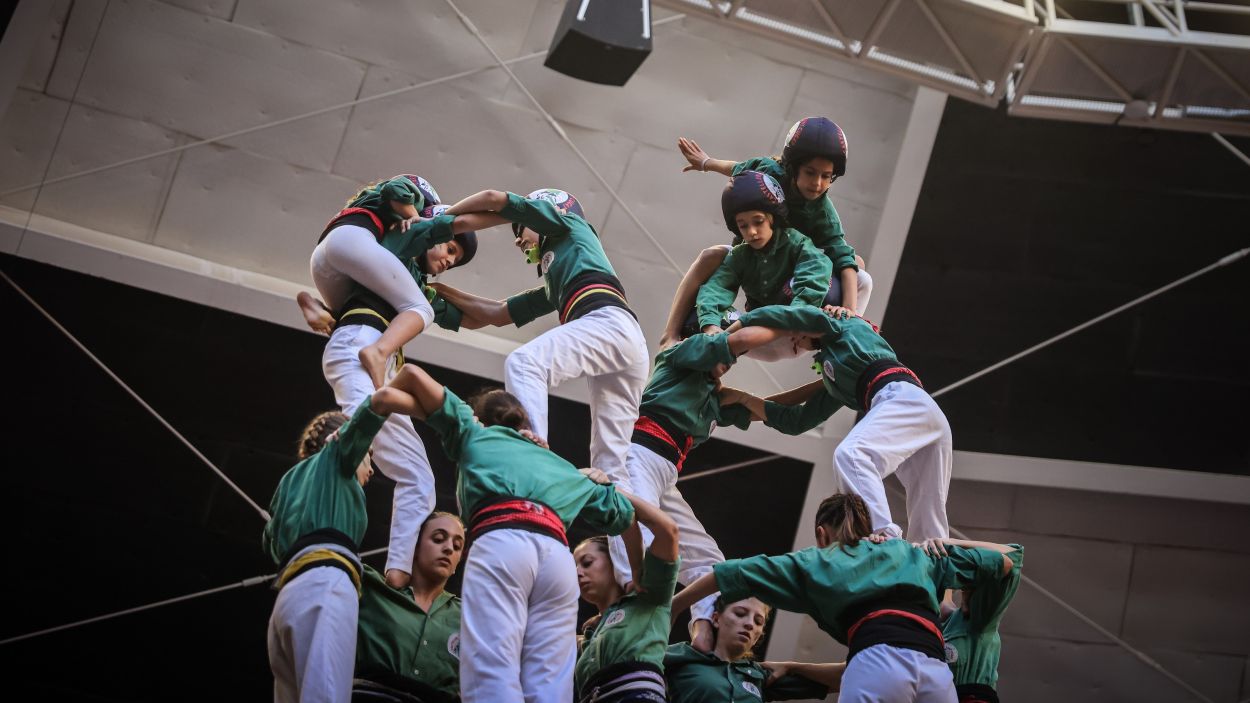 Els Gausacs, quarts a la jornada de dissabte del Concurs de Castells