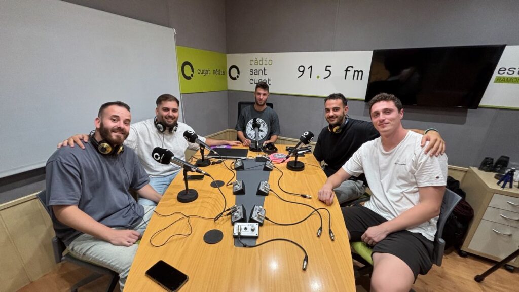 Alt: Cugat Mèdia estrena el programa 'The garage' a Ràdio Sant Cugat