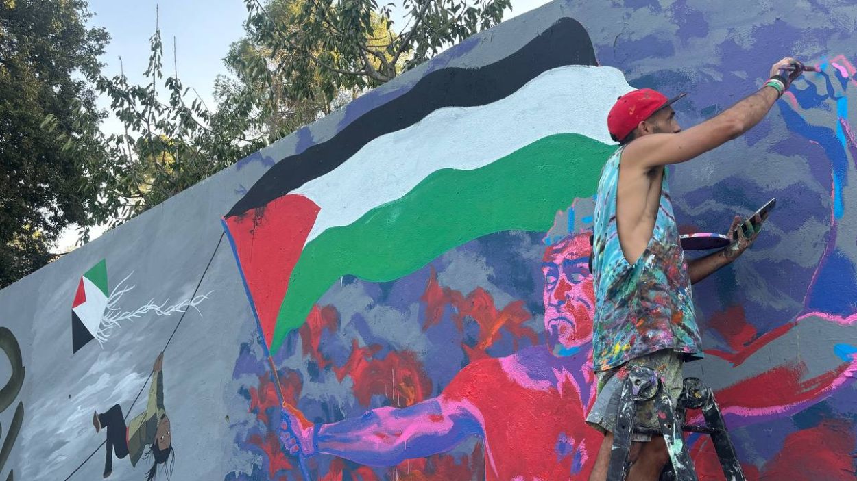 L'art al servei de la pau: una quinzena d'artistes es mulla per Palestina