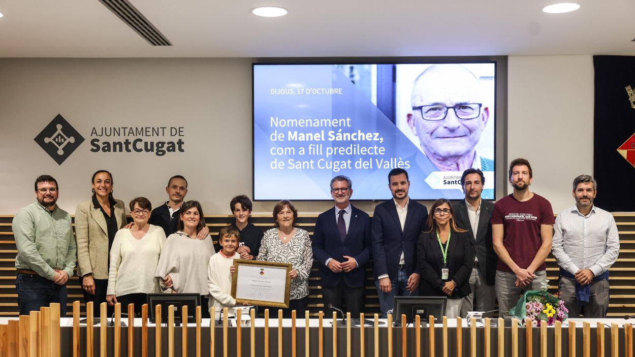 Manel Sánchez: lluitador incansable i fill predilecte de Sant Cugat