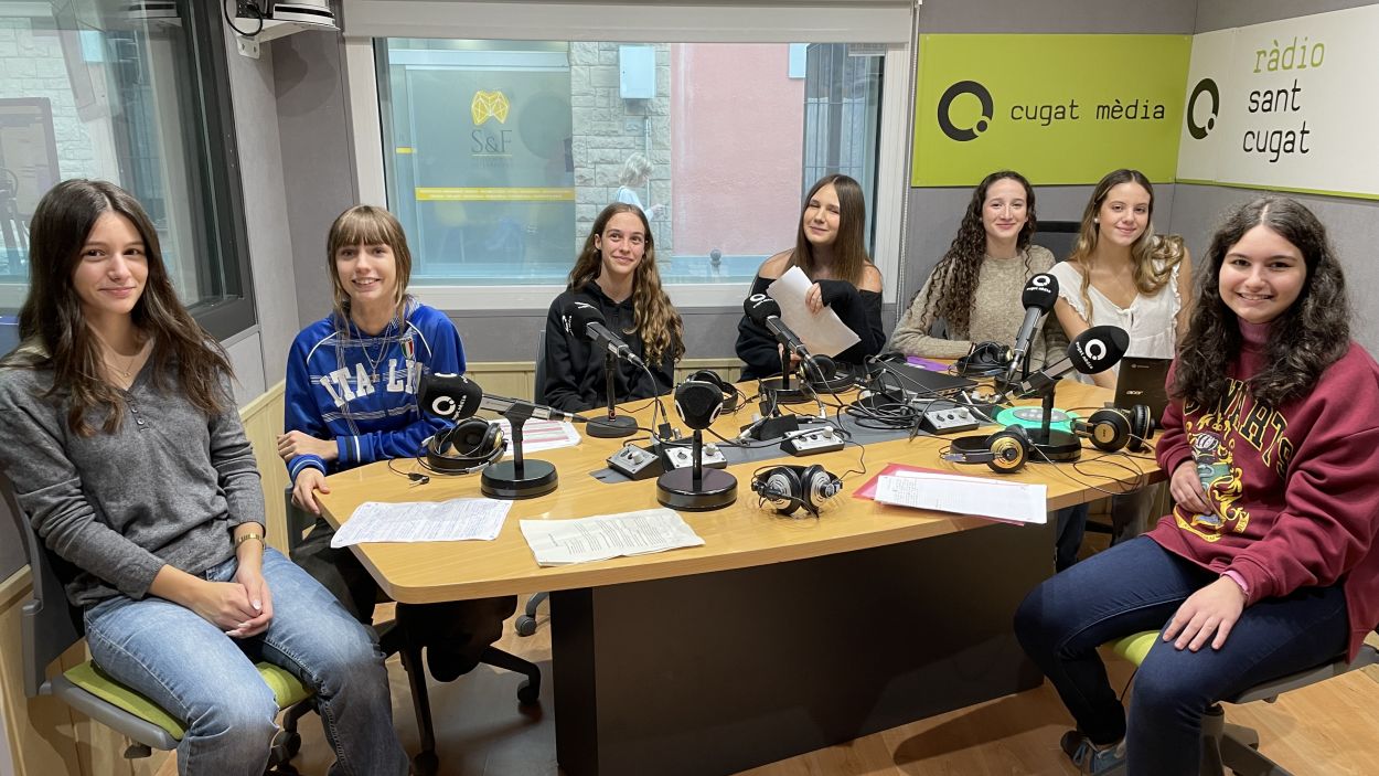 'L'Angeleta parla' estrena l'espai 'La veu de l'institut' a Ràdio Sant Cugat