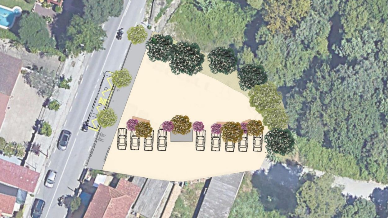 Comencen les obres per millorar l'espai a tocar de la plaça del Centre de la Floresta