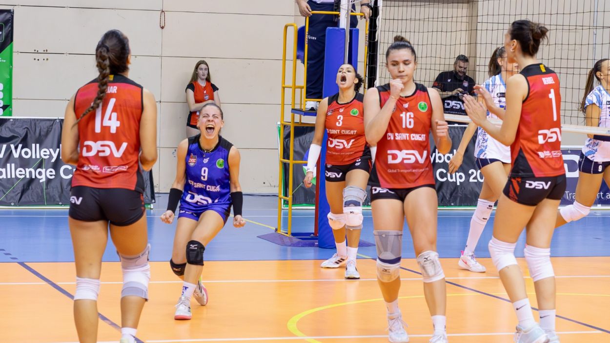 El DSV Volei Sant Cugat tanca una participació històrica a Europa
