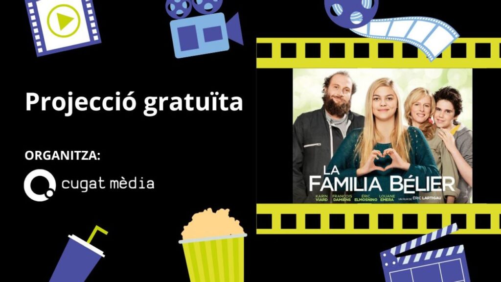 Alt: Cugat Mèdia organitza la projecció gratuïta de 'La família Bélier' pel Dia internacional de les persones amb discapacitat
