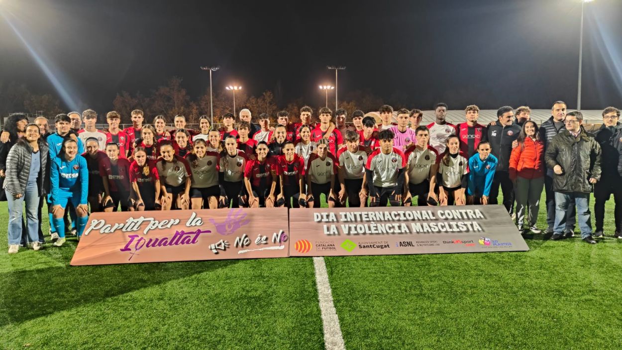 El gol de la igualtat del Sant Cugat FC