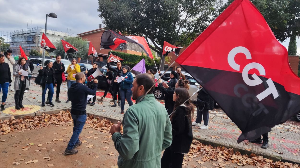 Els treballadors de Paidos-Fundesplai del Catalunya van en bloc a la vaga aquest dimecres
