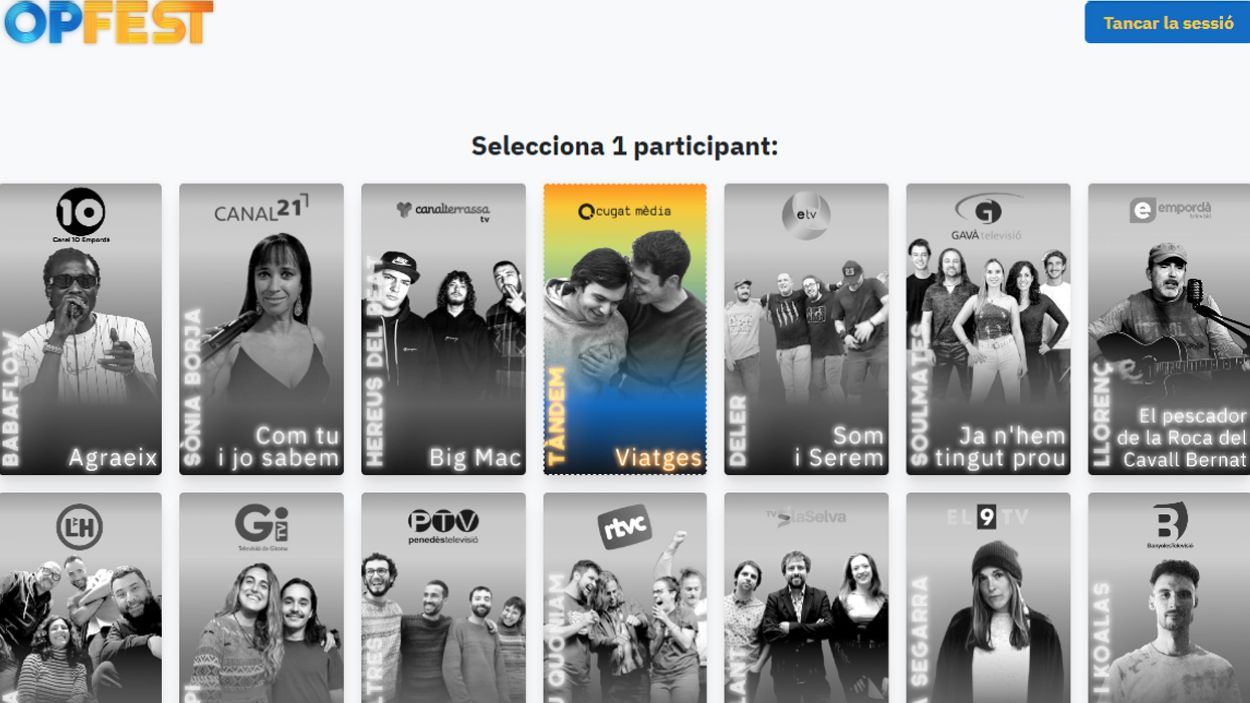 Votem! Tàndem té una altra oportunitat per anar a la final d'OP FEST