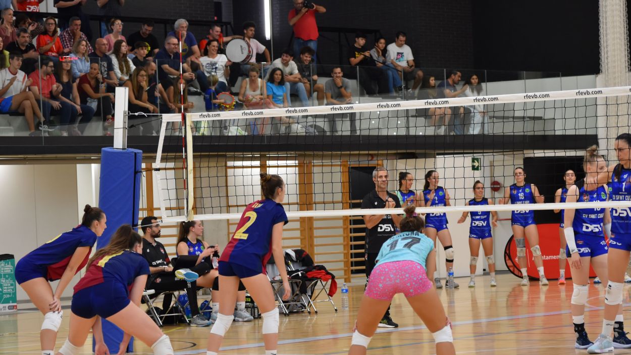 El DSV Volei Sant Cugat inicia l'any amb derbi català davant el Barça aquest dimecres