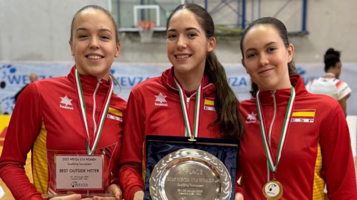 El DSV Volei Sant Cugat, present a la selecció espanyola sub 16 al torneig WEVZA
