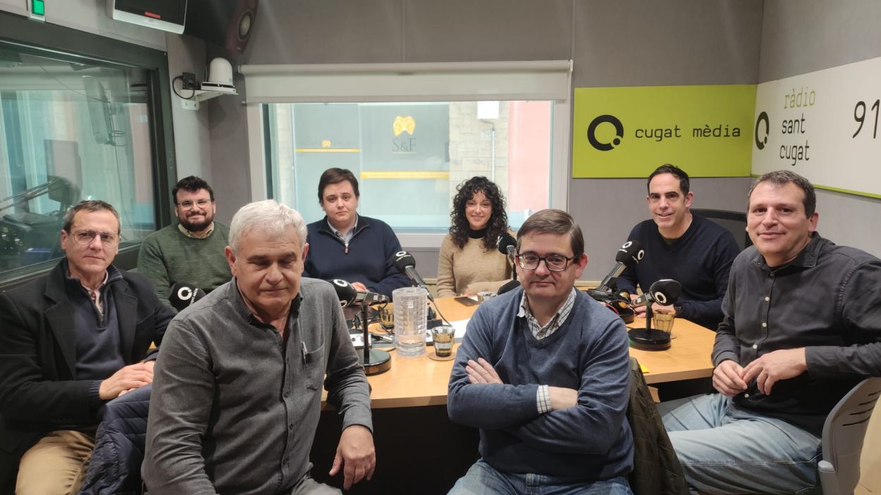 Tensió a la tertúlia política de Cugat Mèdia amb l'habitatge i el bloc de Lluís Companys