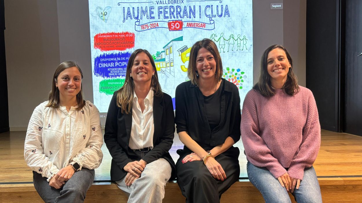 L'escola Ferran i Clua escalfa els motors de la celebració dels seus 50 anys