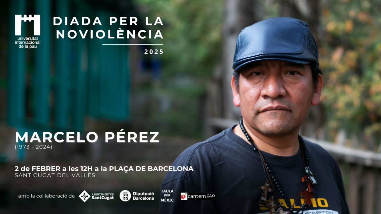 La Unipau ret homenatge a l'activista Marcelo Peréz en la Diada per la Noviolència
