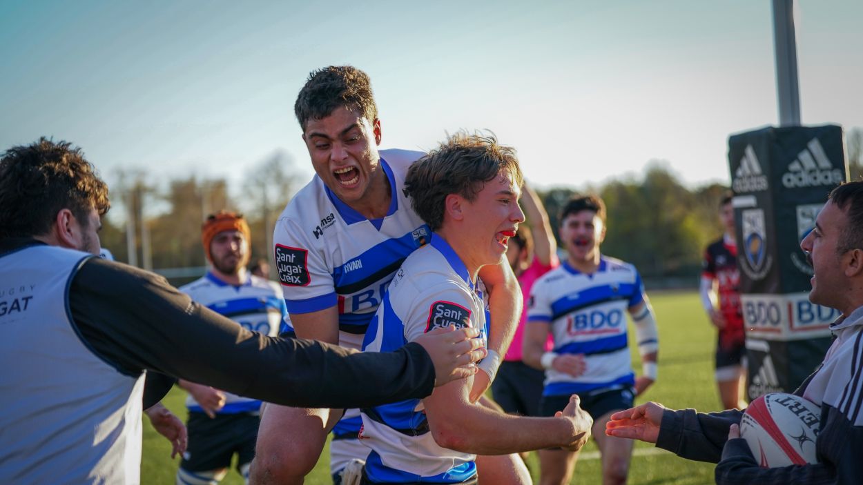 El Rugby Sant Cugat masculí, classificat per a la fase d'ascens a Divisió d'Honor