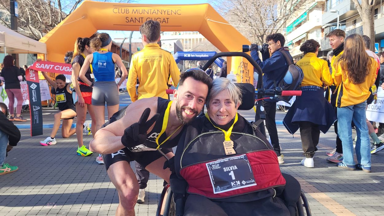 Èric Domingo i Silvia Roldán: un binomi esportiu que lluita contra l'esclerosi múltiple