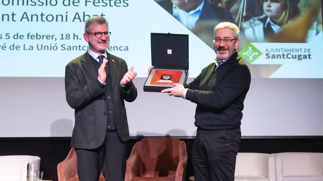 La Comissió de Festes de Sant Antoni Abat, medalla d'honor: 