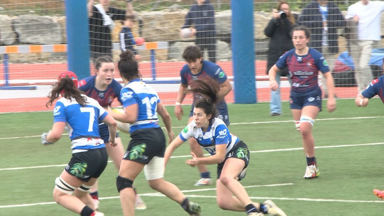 El Rugby Sant Cugat perd, però mira de tu a tu el Majadahonda