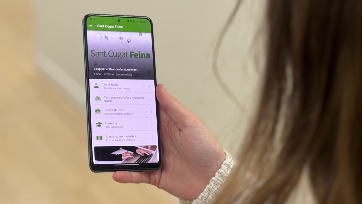 Sant Cugat Feina estrena app per agilitzar el procés de recerca de feina