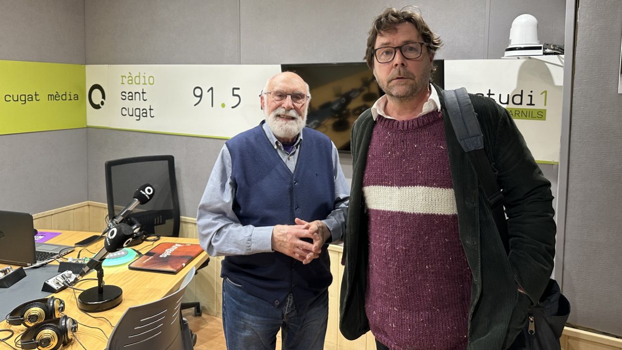 Oriol Broggi visita el 'Molta comèdia' per parlar de l'obra 'Tots ocells'