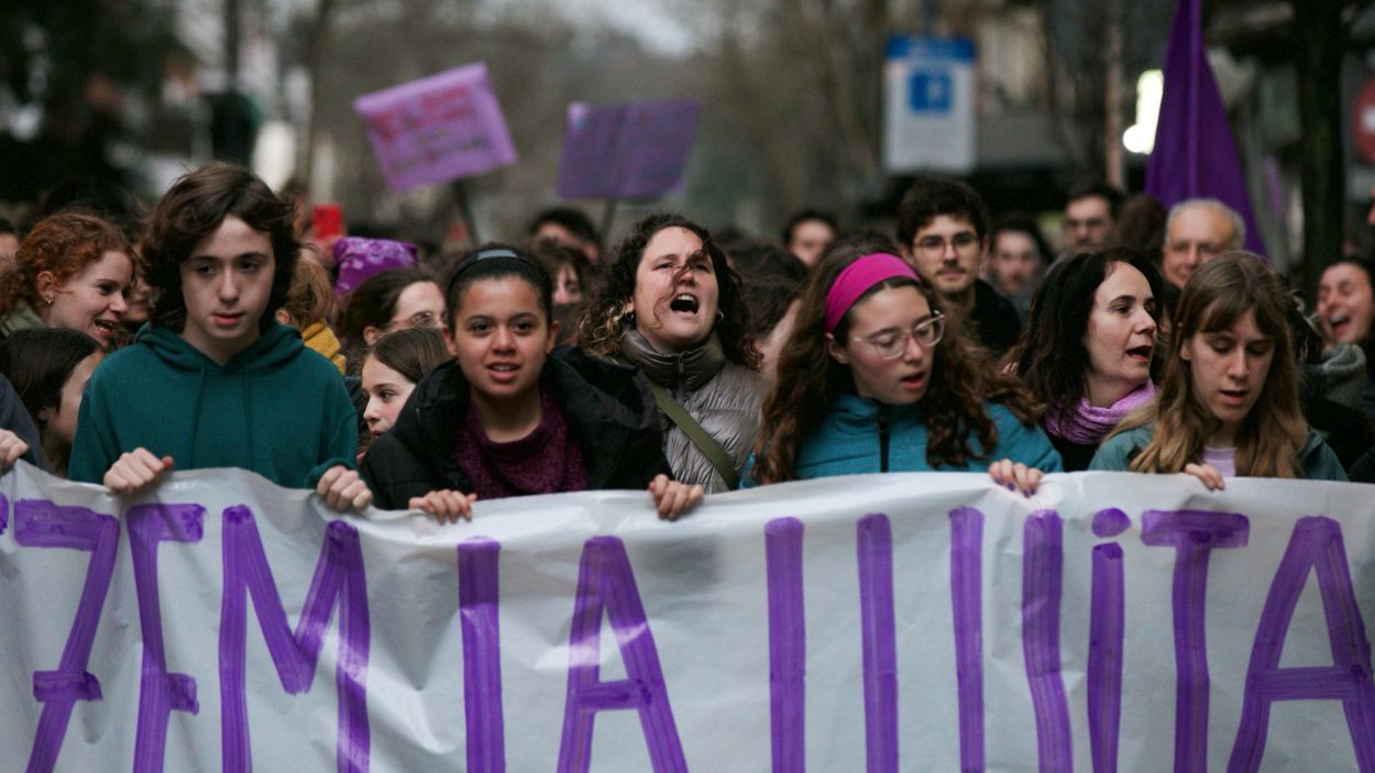 Clam optimista a Sant Cugat pel 8M: 